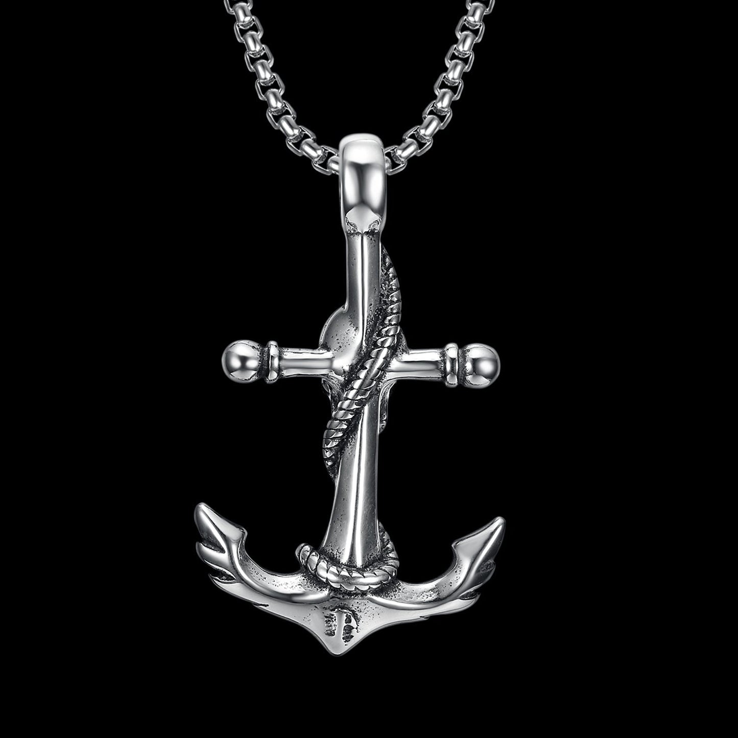 SKULL ANCHOR PENDANT