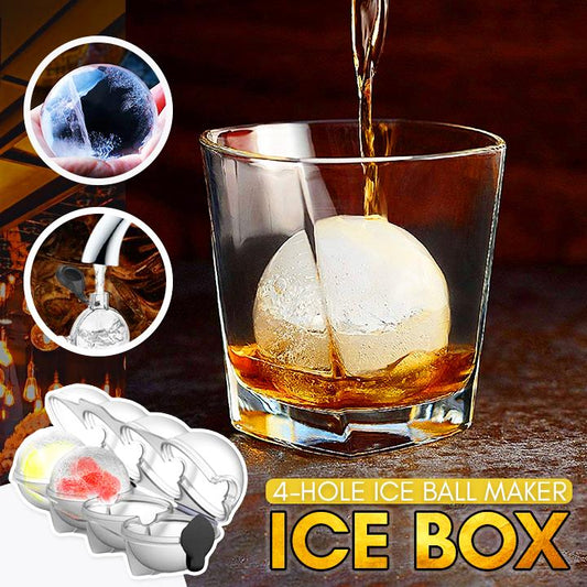 Whisky 4-Slot Ice Ball Maker