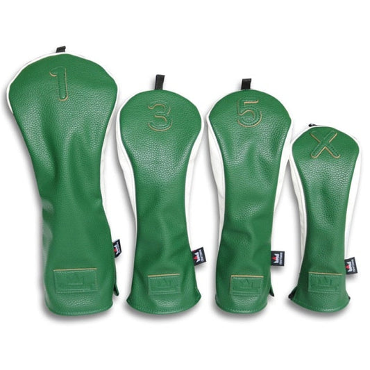 Golf Paradise Green Machine Woods Clubhead Covers Full Set (One Driver, Two Fairway Wood, One Hybrid)