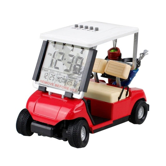 Golf Paradise Alarm Clock Golf Cart (Red)
