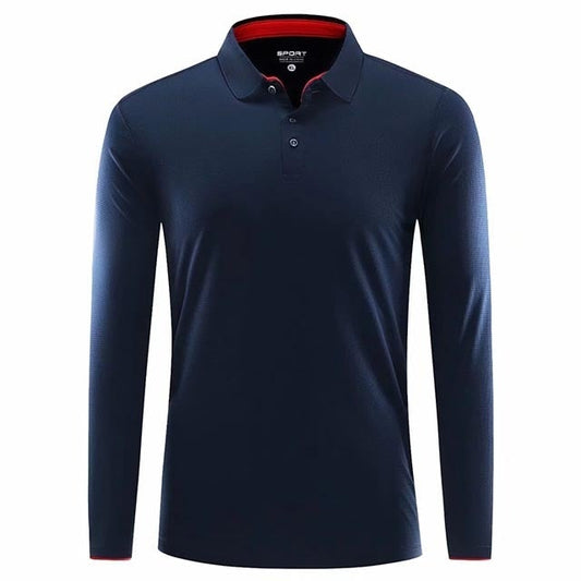 Golf Paradise High-Performance LS Shirt (Navy)